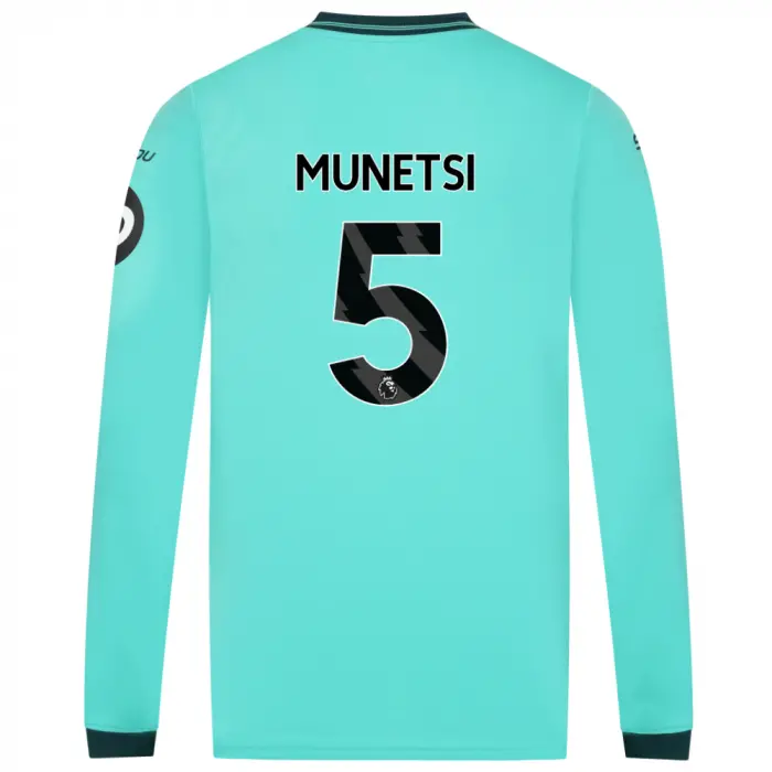 Wolverhampton Wanderers Fan Shop | 2025-26 Wolves Away Shirt – Adult – LS MUNETSI 5 Collection Official Wolves Fan Gear